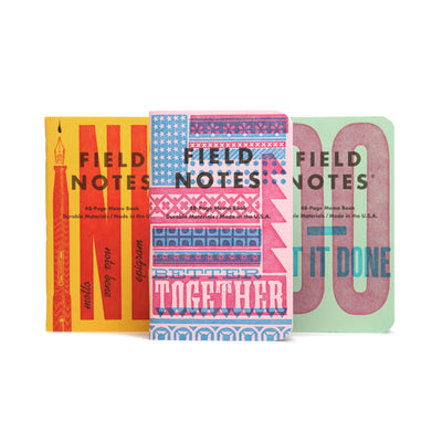 Field Notes United States of Letterpress, Pack B