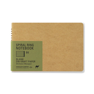 Traveler´s Company B6 Kraft Spiral Ring Notebook - noteworthy