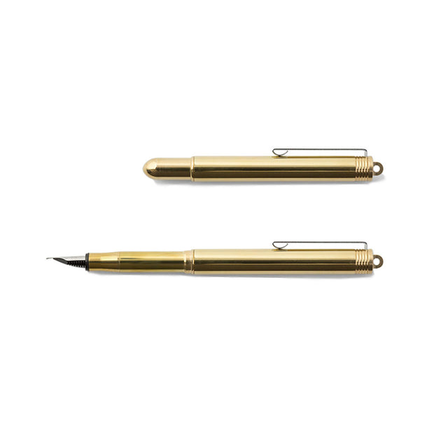 Traveler´s Company Brass Fountain Pen - F - noteworthy
