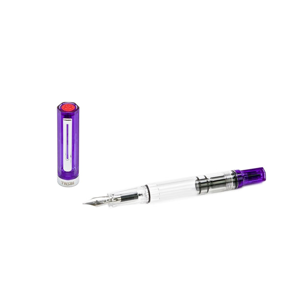 TWSBI Eco Transparent Purple Fountain Pen - M (Medium)