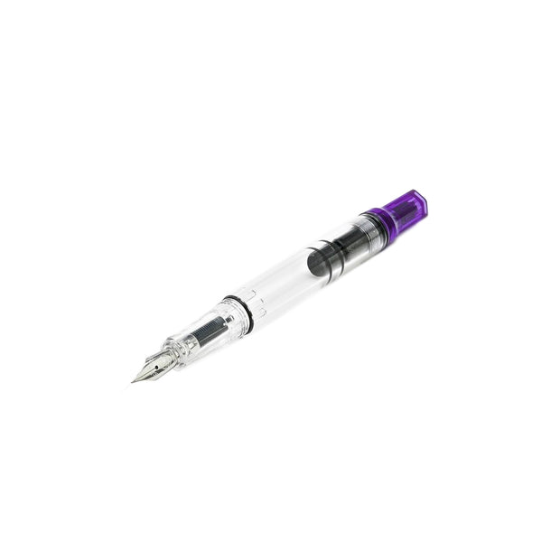 TWSBI Eco Transparent Purple Fountain Pen - EF (Extra Fine Nib)