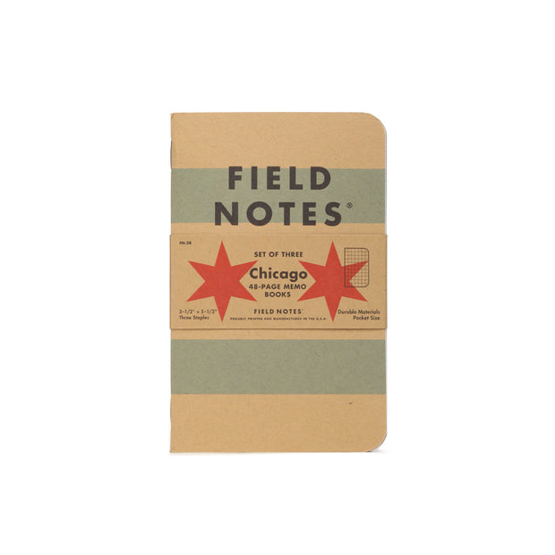 Field Notes Hometown Edition Memobooks: Chicago - noteworthy