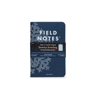 Field Notes Snowy Evening  - Set of 3 books