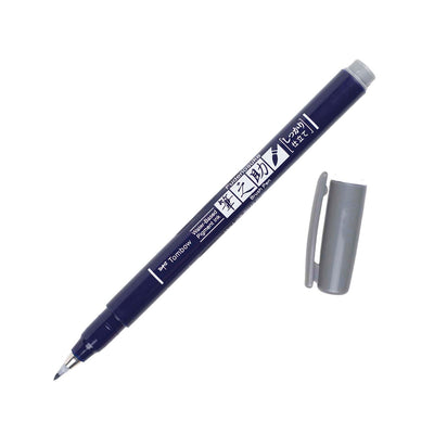 Tombow Fudenosuke Brush Pen, Gray