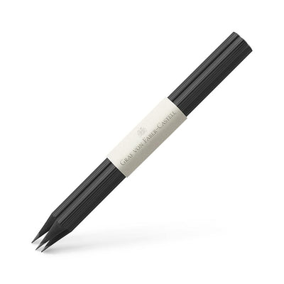 Graf von Faber-Castell Fluted Pencils, Black - Set of 3