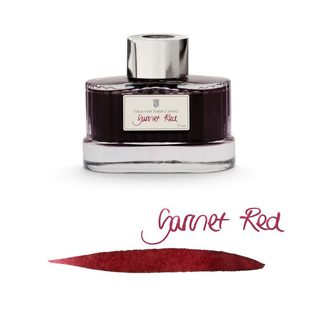 Graf von Faber-Castell Ink Bottle, 75ml - Garnet Red