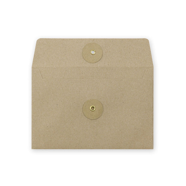 Traveler's Company Kraft Paper Envelope, Set of 8, Brown - M (Medium)
