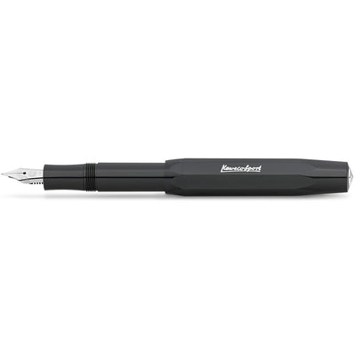 Kaweco Skyline Sport Fountain Pen, Black - B (Broad Nib)
