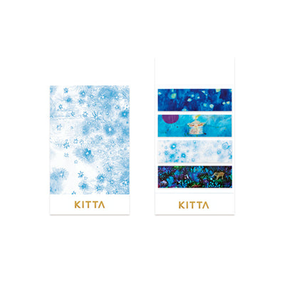 King Jim Kitta Pre-cut Washi Tape - Starry Sky