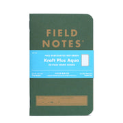 Field Notes Kraft Plus, Set of 2 - Aqua