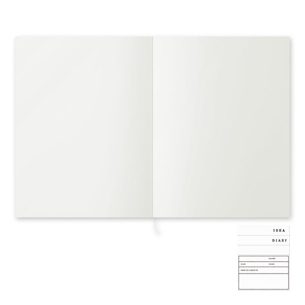 Midori MD Paper Notebook Cotton, Blank - F3