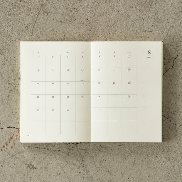 Midori MD 2022 Diary - A6