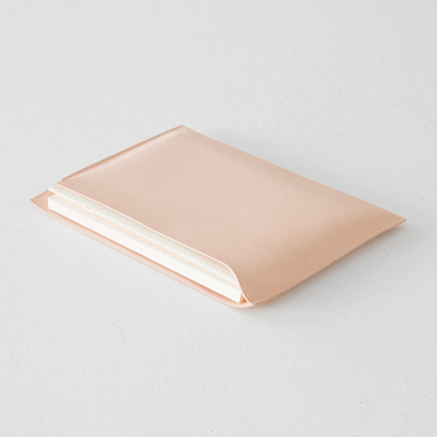 Midori MD Leather Notebook Bag, Horizontal, A5 - noteworthy