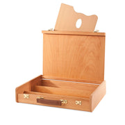 Oiled Beech Wood Sketch Box and Palette - noteworthy