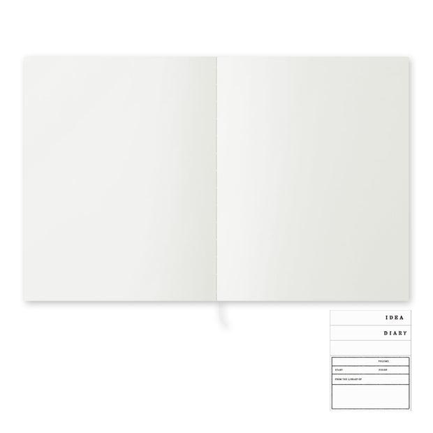Midori MD Paper Notebook Cotton, Blank - F2