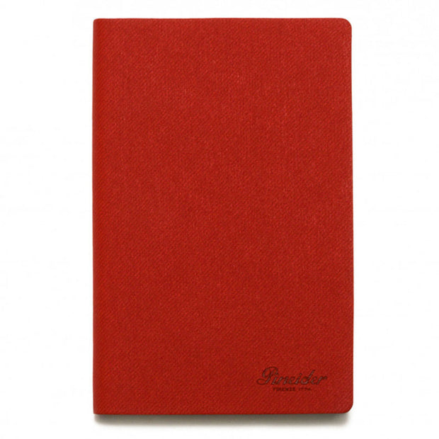 Pineider Boston Notebook, Medium - Corsa Red