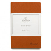 Pineider Boston Notebook, Medium - Sunrise Orange
