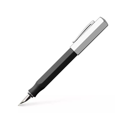Faber-Castell Ondoro Fountain Pen, Graphite Black - EF (Extra Fine)