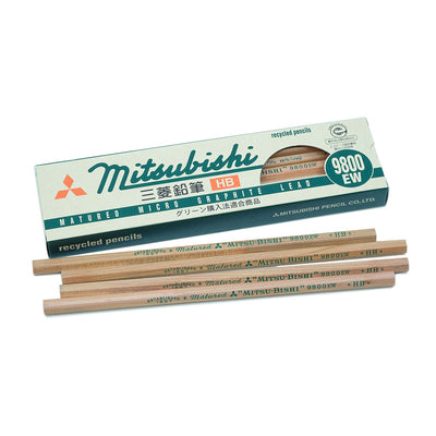 Mitsubishi 9800EW Pencil, Set of 12 - HB - noteworthy