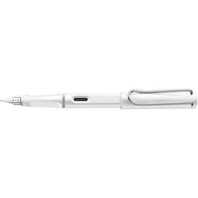 LAMY Safari Fountain Pen, Shiny White - F (Fine)