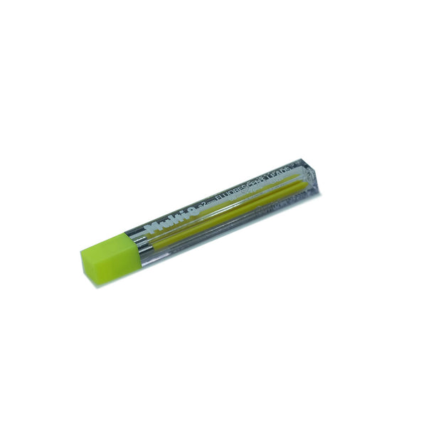 Pentel Multi 8 & Super Multi 8 Lead Refill, 2mm - Fluorescent Yellow - Set of 2 - noteworthy