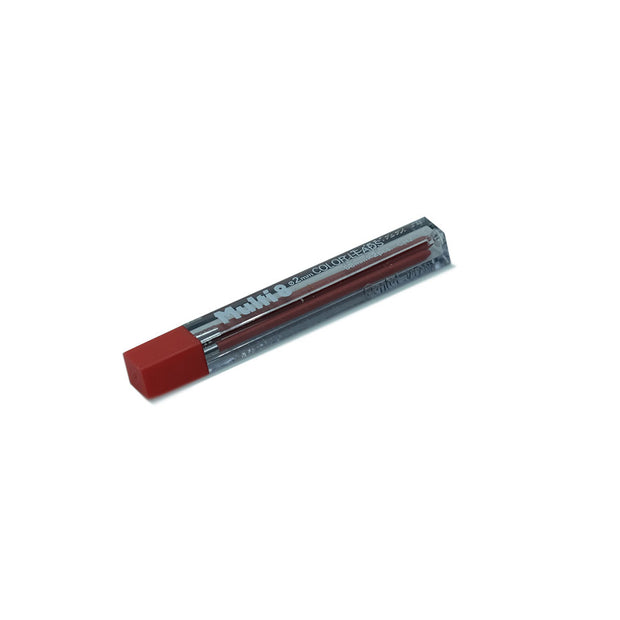 Pentel Multi 8 & Super Multi 8 Lead Refill, 2mm - Red - Set of 2 - noteworthy