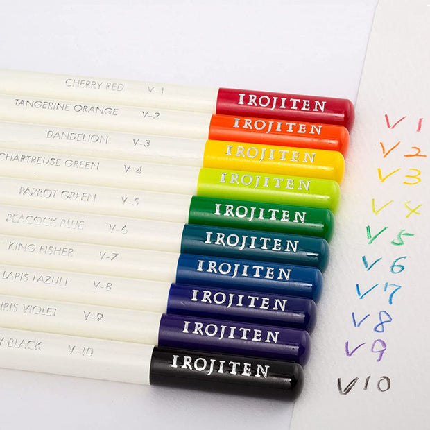 Tombow Irojiten Colour Pencil Dictionary Set - Rainforest