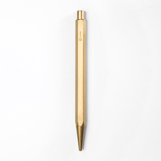 ystudio Classic Sketching Pencil, Lead Holder, Brass  - 2.0 mm - noteworthy