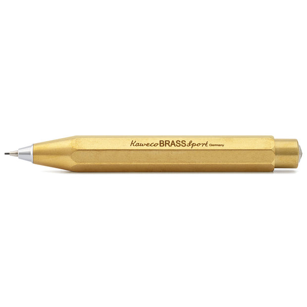 Kaweco Sport Push Pencil 0.7 mm Brass - noteworthy